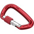 thumbnail image 3 of Bloqueo automático tipo D, gancho de seguridad para escalada en hielo para montañismo al aire libre, aleación duradera de magnesio y aluminio, rojo, 3 of 5
