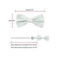 thumbnail image 4 of Men's Bow Ties, Holzlrgus Pre-Tied Adjustable Strap Tuxedo Bowties, 4 of 5