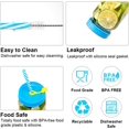 thumbnail image 3 of Innovative Airtight Sealing System, Regular Mouth Colored Plastic Mason Jar Lids with Silicone Rings, Ensure Leakproof and Rust-proof Storage, Ideal for Ball, Kerr, and More (24PCS), 3 of 8