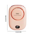 thumbnail image 2 of RoamHome Electric Outdoor Mini Fan Charging Waist Fans USB Rechargeable Handheld Battery Powered Portable Fans Personal Cooling Fan That Blows Cold Air (Pink), 2 of 7