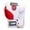 Red/White, variant on The Champ Fight Gear Alpha Series Boxing Gloves with Wrist Support for Boxing Kickboxing Muay Thai Training or Sparring Punching Bag Mitts,Black/White, 8Oz