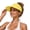 Yellow, variant on Women's UPF 50+ Sun Visor Hat,Wide Brim Ponytail Sports Cap with Ice Silk Fabric,Lightweight Foldable Summer Hats for Women for Beach,Travel,Hiking,Golf,Gardening Yellow One Size