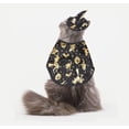 thumbnail image 6 of Pet Halloween Witch Costume Cape Hat Set for Dogs Cats, Spooky Wizard Vampire Cloak, Cosplay Party Apparel Clothes Outfit(RL), 6 of 6
