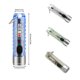 thumbnail image 4 of Yuarrent Mini llavero linterna Universal al aire libre llavero de emergencia lámpara colgante pequeño llavero impermeable luz Camping senderismo luces Estufas de camping Blanco Yuarrent OD029580-01B, 4 of 6