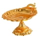thumbnail image 3 of Bandeja decorativa dorada para servir, redonda, de metal, para frutas, accesorio de mesa dulce. Gran oro, 3 of 7