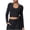 Black-workout clothes, variant on Wrap Tops for Women Workout Long Sleeve Yoga Top Self Tie Dance Ballet Pilates Shirt Y2k Athletic Gym Clothes