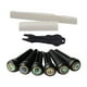 thumbnail image 2 of de 6 uds de pasadores de puente de guitarra portátil con tuerca de sillín con extractor de pasadores para guitarra acústica Luthier Kit de, 2 of 6
