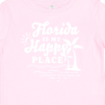 thumbnail image 4 of Inktastic Florida is My Happy Place with Palm Trees Boys or Girls Baby T-Shirt, 4 of 5