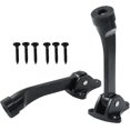 thumbnail image 1 of HSHDLDF 2 Pack Kickdown Door Stopper, Heavy Duty Door Stop with Anti-Slip Rubber Tip, 4 Inch Door Stops Holder Kickdown Doorstop for Bottom of Door, Black, 1 of 5