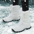 thumbnail image 2 of Women's Boots Winter Boots Insulated Lined Outdoor Cold Weather Thermal Comfortable Traction Sole, 2 of 8