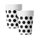 thumbnail image 2 of Vasos de papel para fiestas de fútbol | Paquete de 10 vasos desechables de papel para bebidas frías y calientes | Vasos de 250 ml con temática de estadio para el día del partido, fiestas infantiles, 2 of 6