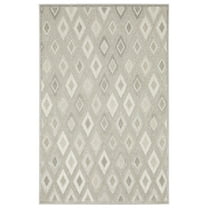 Oriental Weavers Tangier Area Rug - TAN02 - 9'10" x 12'10" - in Beige/ Gray - Eclectic Global Style, Stain Resistant, Family and Pet Friendly , Family, Dining, Living Room Rug