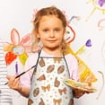 thumbnail image 3 of Football and Cheer Goods Pattern Kids Aprons for Girls and Boys,Adjustable Neck Strap Toddler Aprons for Kids Cooking Baking, 3 of 7