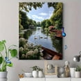 thumbnail image 4 of Qisvanset 12x16 Inch Futurist Cityscape Canvas Painting Wall Art, 4 of 5