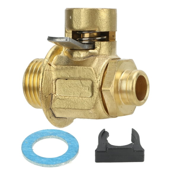 MAYUJIAA Quick Engine Oil Drain Valve with Short Nipple M16‑1.5 Portable for Cars Light Trucks QM321-26547