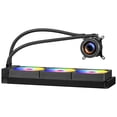 thumbnail image 5 of AIO Liquid CPU Cooler with 2.1" LCD Display, 3x120mm PWM Fans, ARGB Lighting - Compatible with Intel&AMD Sockets, 5 of 9