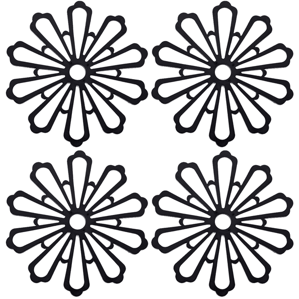 Silicone Trivet Mat Set For Hot Dishes,Pots and Pans, Kitchen Hot Pads