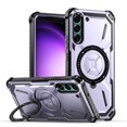 thumbnail image 1 of For Samsung Galaxy S23 S22 S21 Ultra S23 Plus Case Metal Kickstand Magnetic Case , Heavy Duty Bumper Shockproof Phone Case, 1 of 5