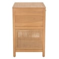thumbnail image 3 of SAFAVIEH Miya Rustic Coastal 1 Drawer Nightstand, Natural, 3 of 14