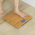 thumbnail image 7 of Escali Bamboo Digital Electronic Bathroom Scale for Body Weight, Bath Scale with Extra-High Capacity of 440 lb, Batteries Included, 7 of 7