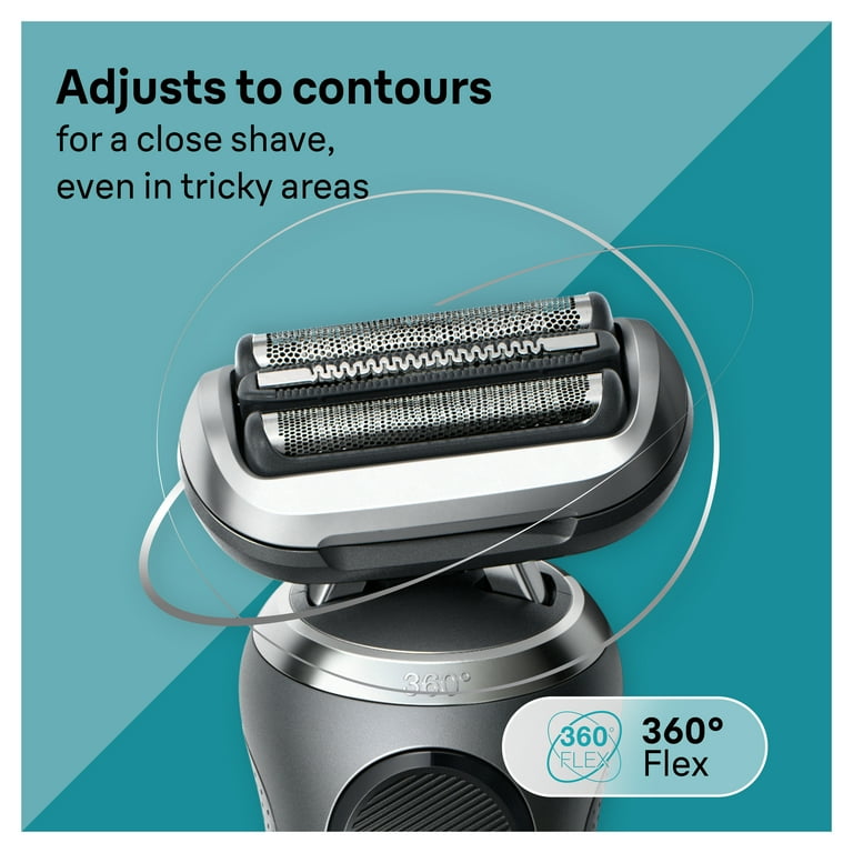 Braun Series 7 7185cc Electric Shaver w/SmartCare Center, Stubbler