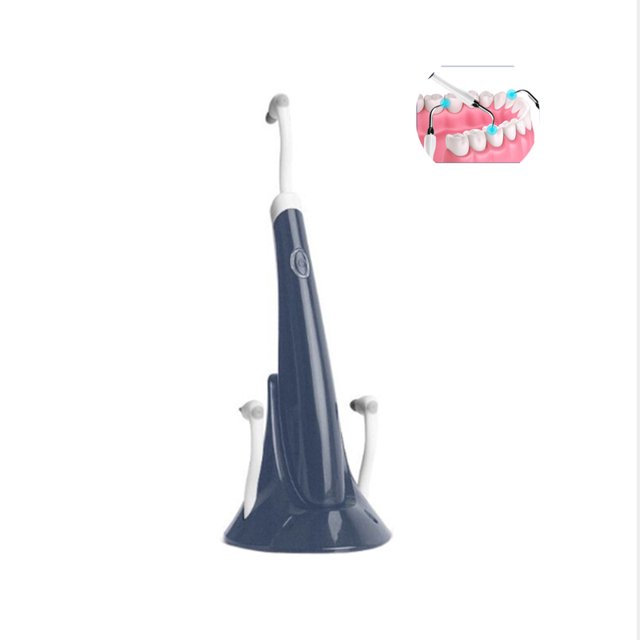 Irrigador oral con modos, hilo dental a prueba de agua, limpiador de dientes recargable por USB, limpiador de dientes con 5 boquillas y limpiador de lengua para el hogar y los viajes Ormromra LL-0063-1