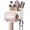White, variant on BOIVSHI Hair Dryer Holder Wall Mounted,Blow Dryer Holder for Bathroom, Metal Hair Dryer Rack, Muti-Function Hair Tool Organizer(White)