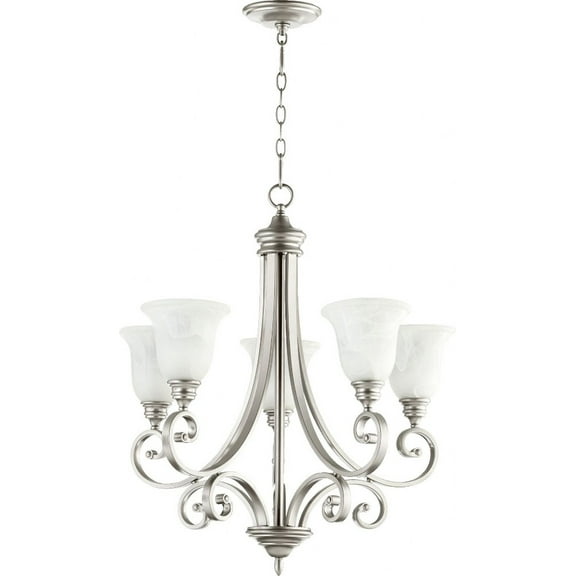 Quorum Lighting - Five Light Chandelier - Bryant - 5 Light Chandelier in Quorum