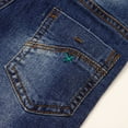 thumbnail image 5 of KIDSCOOL SPACE Baby Boys Little Kid Elastic Ripped Jeans StoneWashed Pants,3-4 Years, 5 of 7
