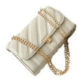 thumbnail image 1 of Bolsos de hombro y bolsos para mujer Bolsos cruzados con correa de cadena deslizanteBlanco, 1 of 1