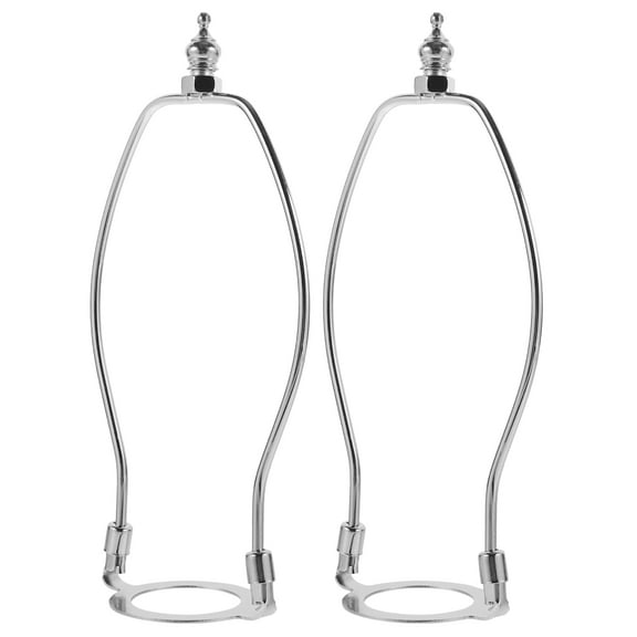 2pcs Lamp Shade Harp Holder Lampshade Alloy Harp Bracket Lampshade Horn 27