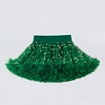 thumbnail image 2 of PINQI Kids Summer Short Skirt Toddler Girls Spring Summer Thin Ruffles Pleated Multi Layer Poncho Carnival Short Skirt Daily School Home Wear, 2 of 9