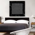 thumbnail image 2 of ARTCANVAS Art Deco White Geometric Design on Black Canvas Art Print - Size: 36" x 36" (0.75" Deep), 2 of 9