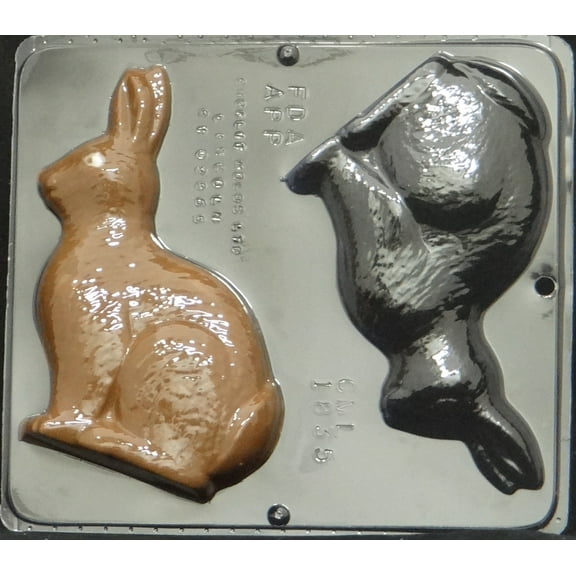 1835 Bunny Assembly Chocolate Candy Mold