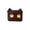 Coffee, variant on Faux Leather Mini Coin Purse Cute Cat Eyes Mini Cash Pouch Lightweight Soft Vintage Pebbled Grain Card Holder for Daily Use and Perfect Gift