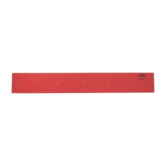 Tennant Side Squeegee Blade,Rubber,Red 4039749