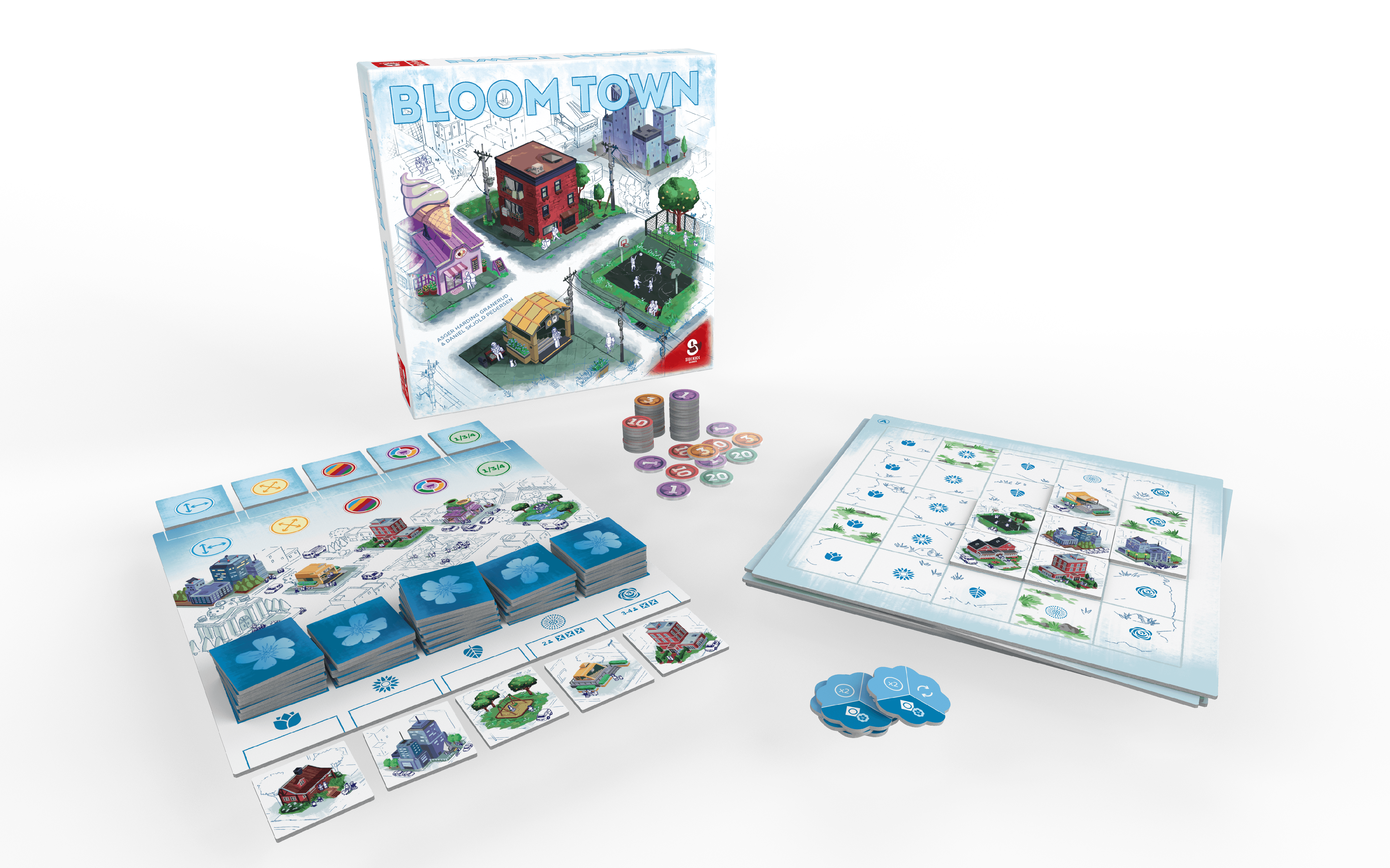 Bloom Town Strategy Board Game...