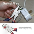 thumbnail image 3 of WORKPRO 7-piece Pliers Set with Groove Joint, Long Nose, Slip Joint, Linesman, and Diagonal Pliers for DIY & Home Use, 3 of 9