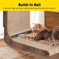thumbnail image 4 of Cat Scratcher Fluffydream con juguetes para gatos, pista de pelotas y cama lounge, 4 of 7