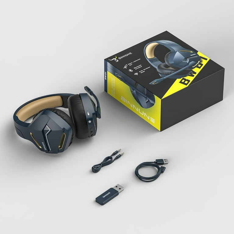 Wireless Gaming Headset With Microphone For Pc Ps4 - Temu