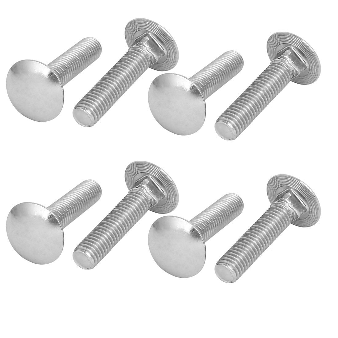 M10 x 45mm 304 Stainless Steel Round Head Square Neck Carriage Bolts