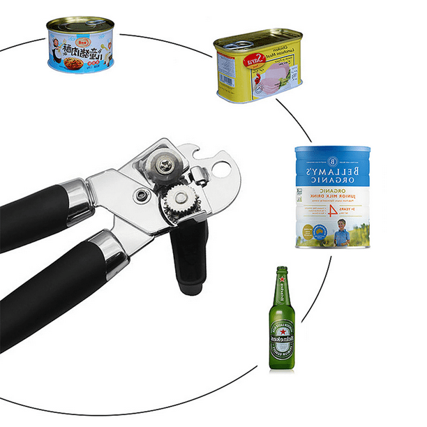 FVOWOH Kitchen Manual Can Opener Outdoors Picnic Jar Bottle Openers Side  Cut Can Jar Bottle(l2-As shown) - Yahoo Shopping