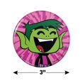 thumbnail image 3 of Teen Titans Go! Beast Boy Kitchen Refrigerator Locker Button Magnet, 3 of 6