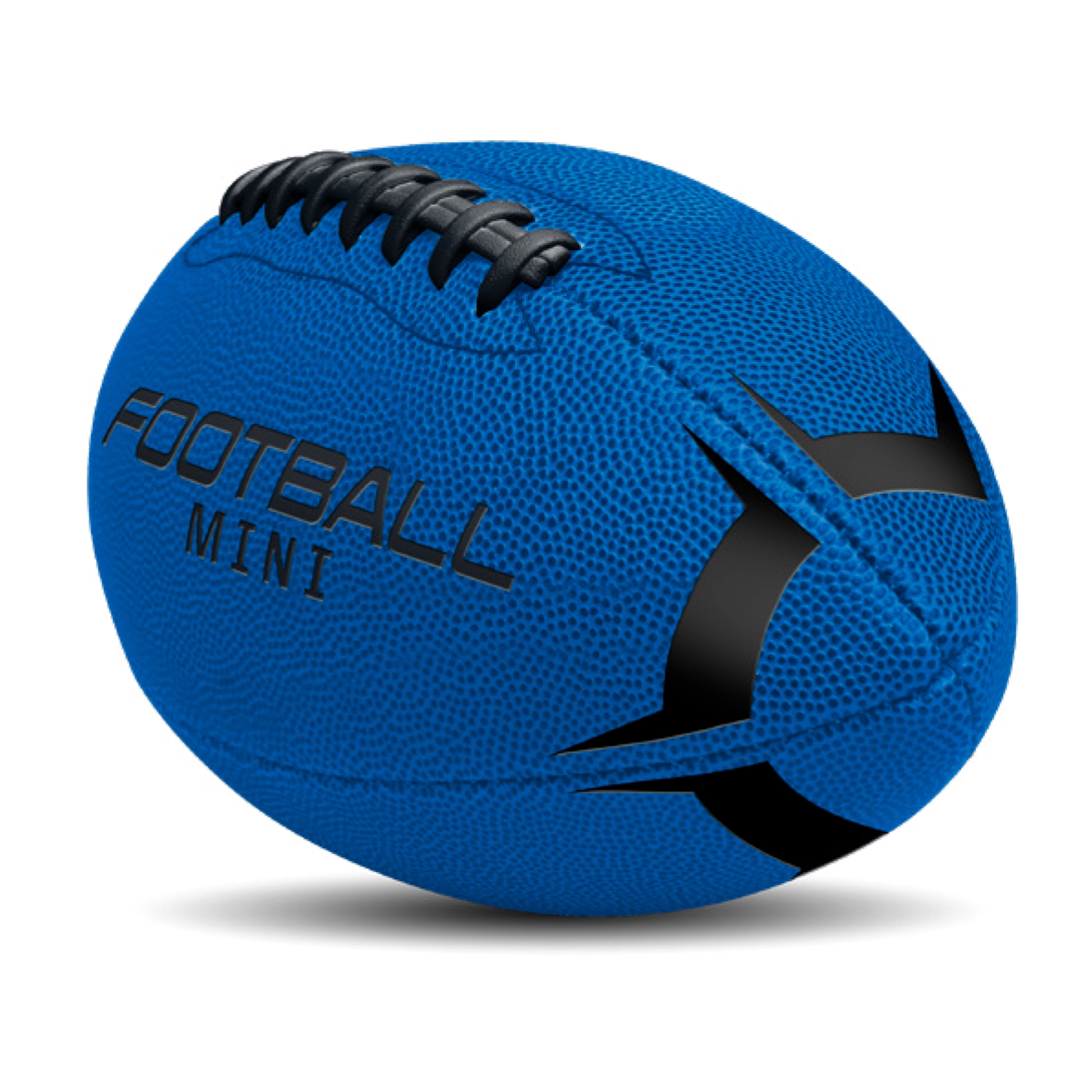 (2 pack) Magic Time Mini 6” Rubber Football, Toy Ball, Blue, Kids Teen Adult, Unisex, New