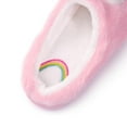 thumbnail image 4 of Care Bears Unisex Cozy Terry Memory Foam Indoor Outdoor Soled Slipper in Sizes S-XL, Cheer Bear-Pink Super Plush, Small Women, 4 of 5