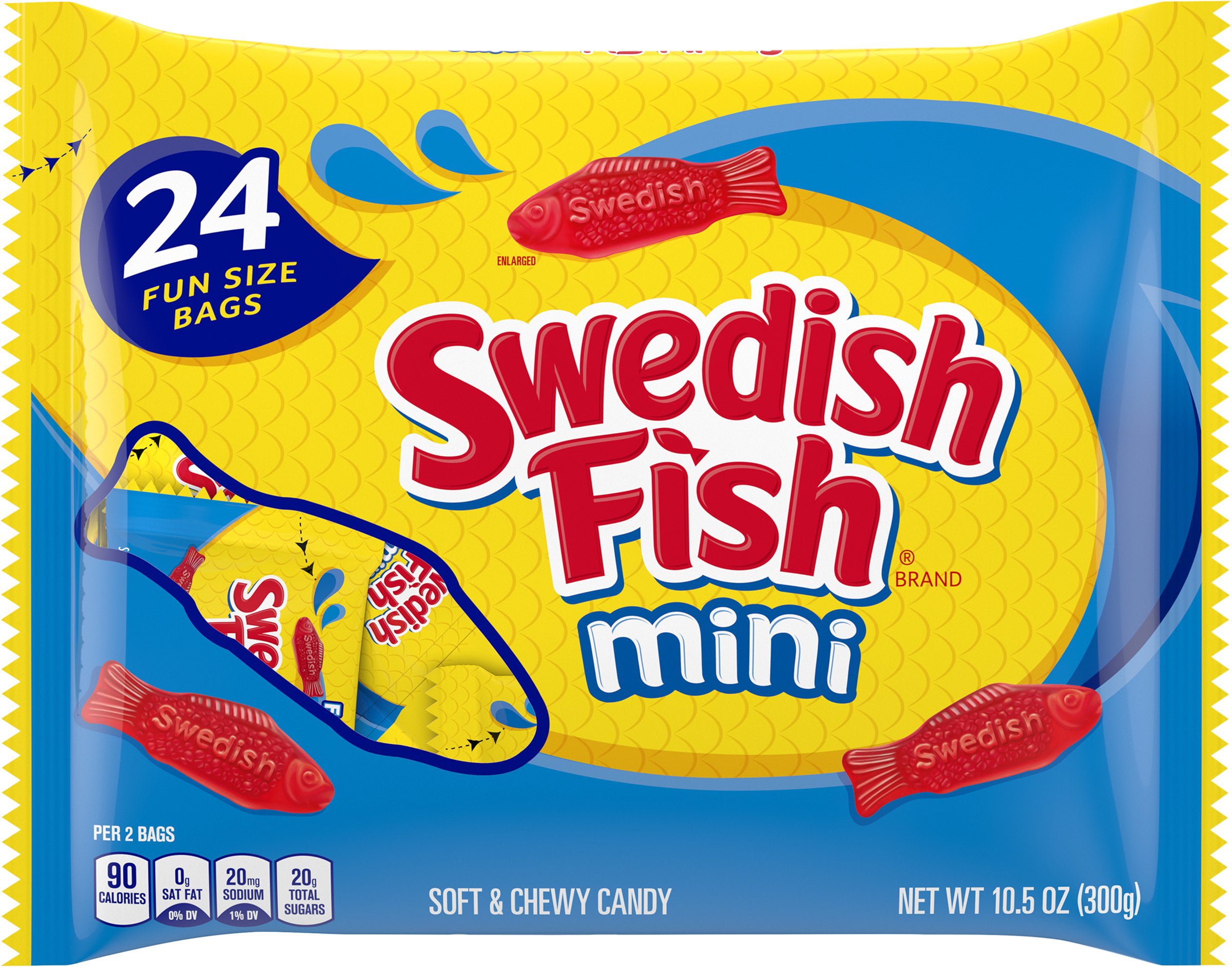 Swedish Fish Nonchocolate Novelty Fish Shape 10.5 oz