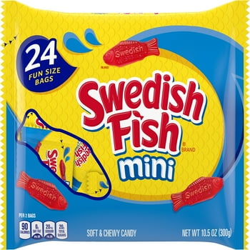 Swedish Fish Nonchocolate Novelty Fish Shape 10.5 oz