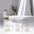 thumbnail image 2 of Toalla Baño 90x170cm 100% Algodón Suave, 2 of 4