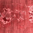 thumbnail image 1 of Ahgly Company Indoor Square Oriental Red Industrial Area Rugs, 6' Square, 1 of 4