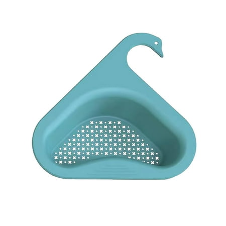 

Smrinog Colander Sink Strainer Kitchen Sink Shelf Faucet Hanging Drain Rack (Blue)